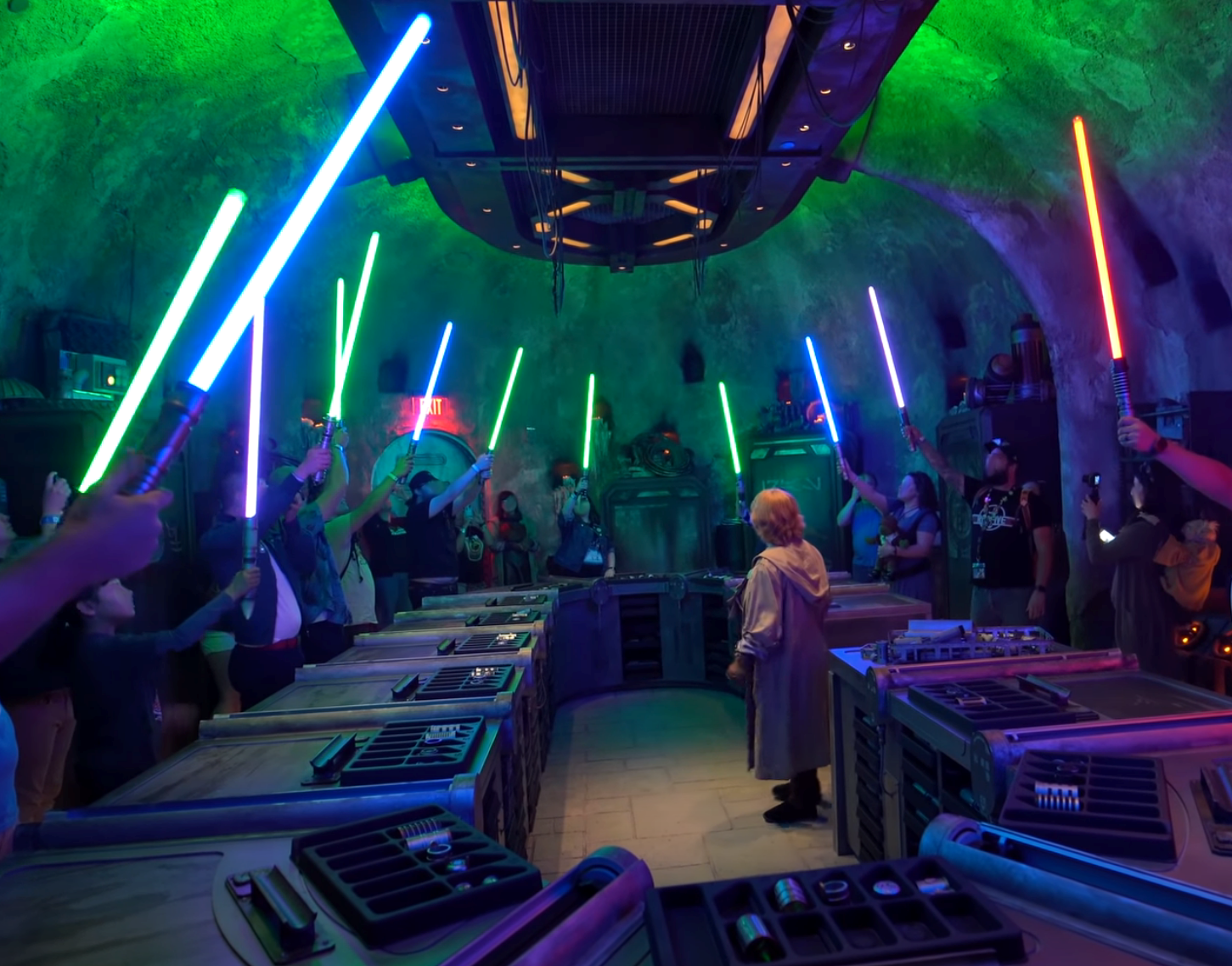 star wars galaxy edge lightsaber shop