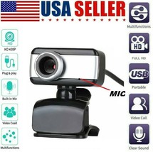 USB Webcam Camera with Microphone for Acer ASUS APPLE LENOVO LAPTOP PC D... - $50.70