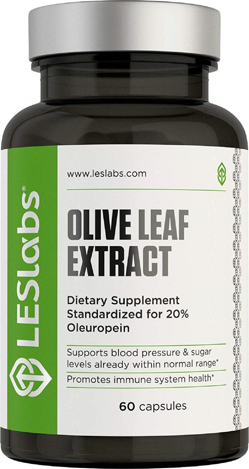 LES Labs Olive Leaf Extract Blood Sugar & Blood Pressure Support 700mg 60 Caps