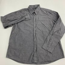 Paul Jones Button Up Shirt Mens XXL Gray Long Sleeve Casual - Casual Shirts