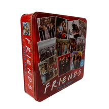 Friends Trivia Board Game In Red Tin With Picture Cards By Cardinal Vintage 2003 - $13.29