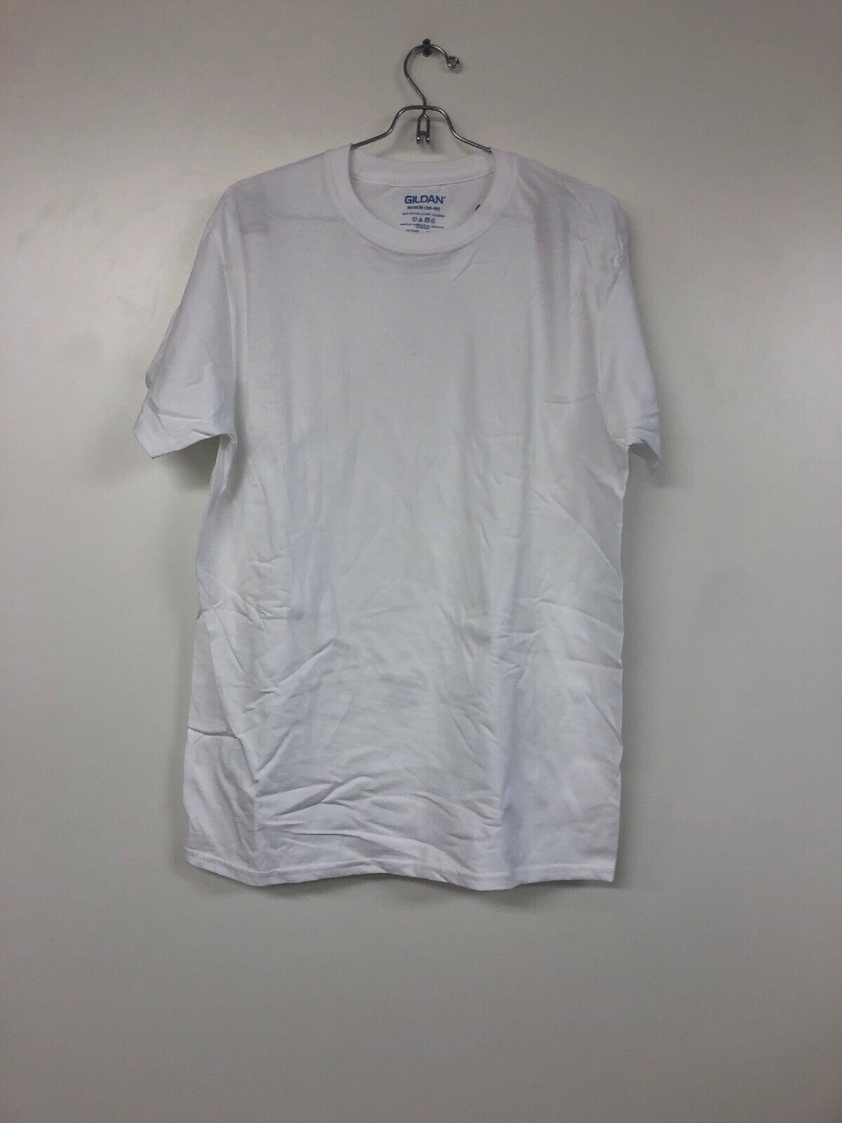 Gildan Mens White Crew Neck T-Shirt, 6-pack, Medium - T-Shirts