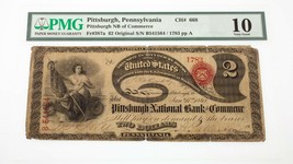 Lazy Deuce $2 Ch #668 National Currency Note Fr #387a Graded by PMG as V... - $7,276.50