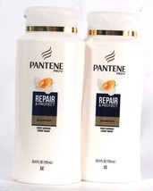 2 Bottles Pantene Pro V 25.4 Oz Repair & Protect Nourishment Every Wash Shampoo