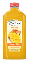 4 Bottles Fruit Juice Smoothie, Amazing Mango, 52 oz/bottle    Bolthouse Farms - $79.00