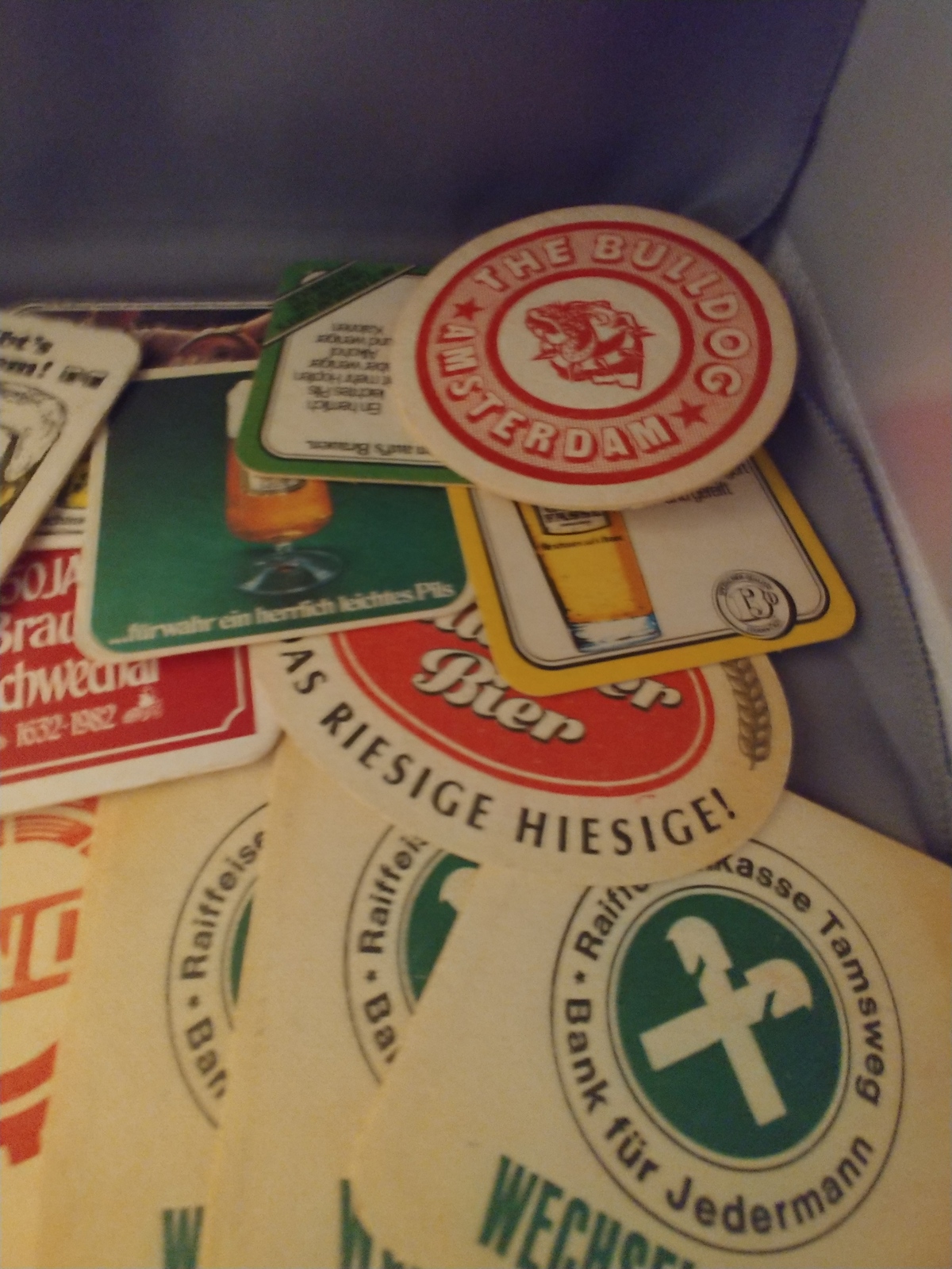 Bulk Lot of 23 Cardboard Bar Coasters Coasters