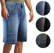 Men's 100% Cotton Denim Premium Quality Relaxed Fit Casual Jean Shorts