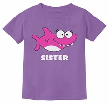 SHARK TEE SHIRT FOR SISTER TODDLER SIZE 2-T NWT LAVENDER :B19-50 - $13.85