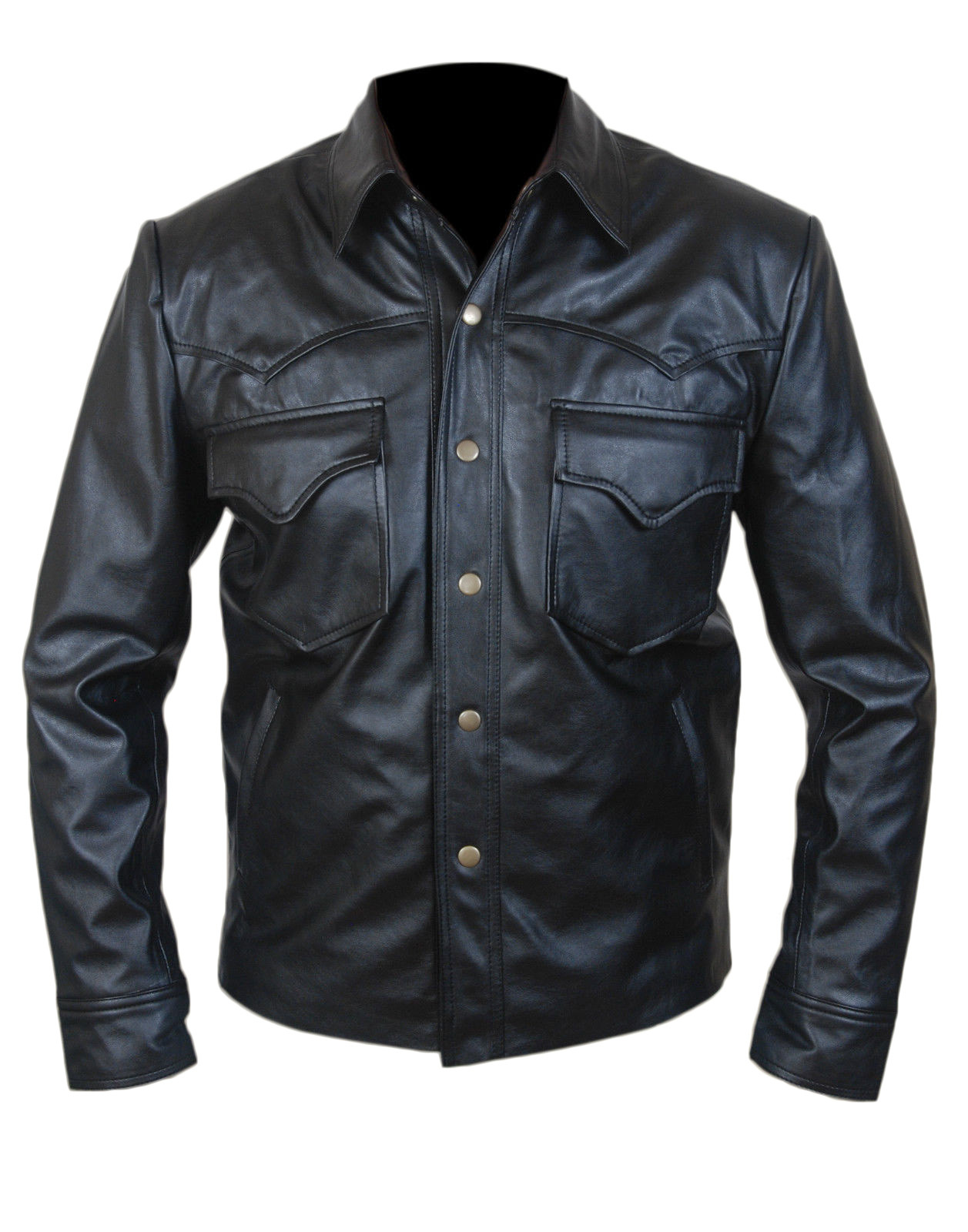 New Branded Designer Shirt Collar Soft Lambskin biker Leather Jacket ...