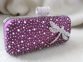 Bags and purses, purple bridal clutches, bride bridesmaid, formal purse,... - $79.00
