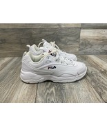 Fila Disarray Sneaker In White Leather | Size 7.5 | Women’s - $49.50