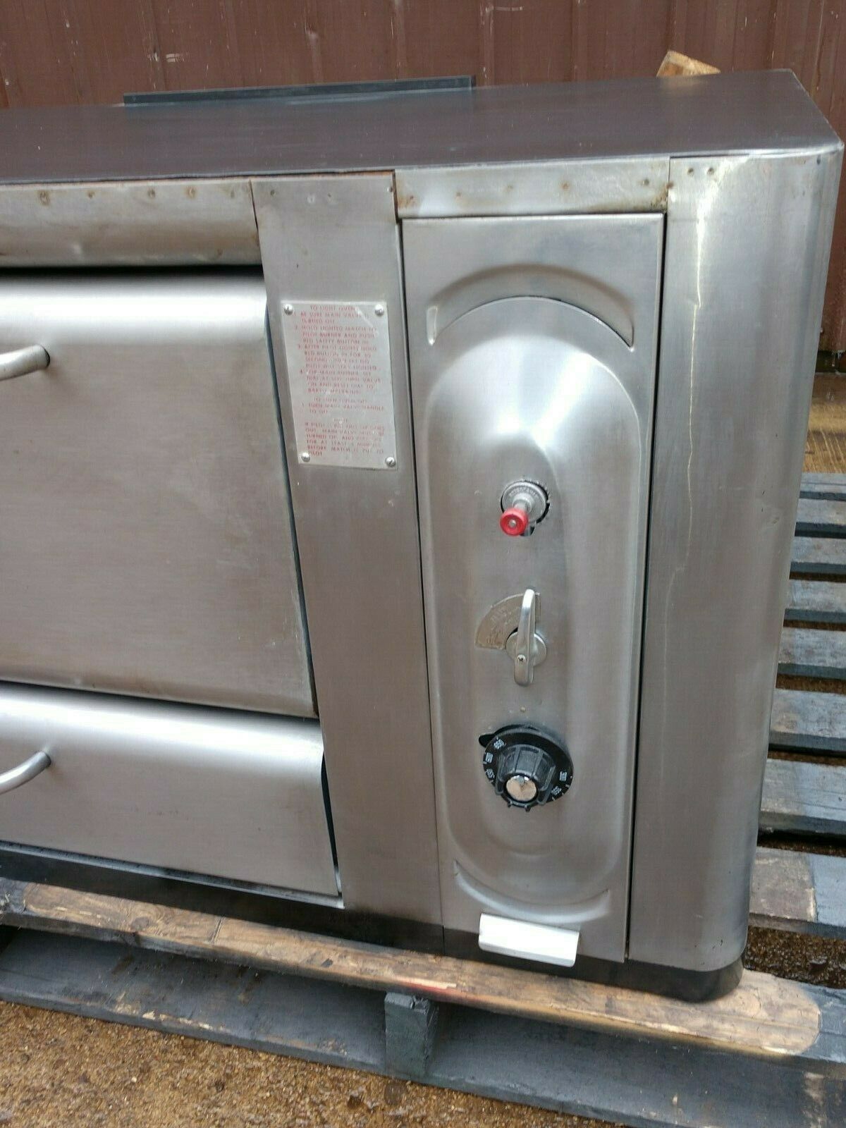 BLODGETT 1000 NATURAL DECK GAS PIZZA OVEN NEW STONES 26 IN LEGS 120k