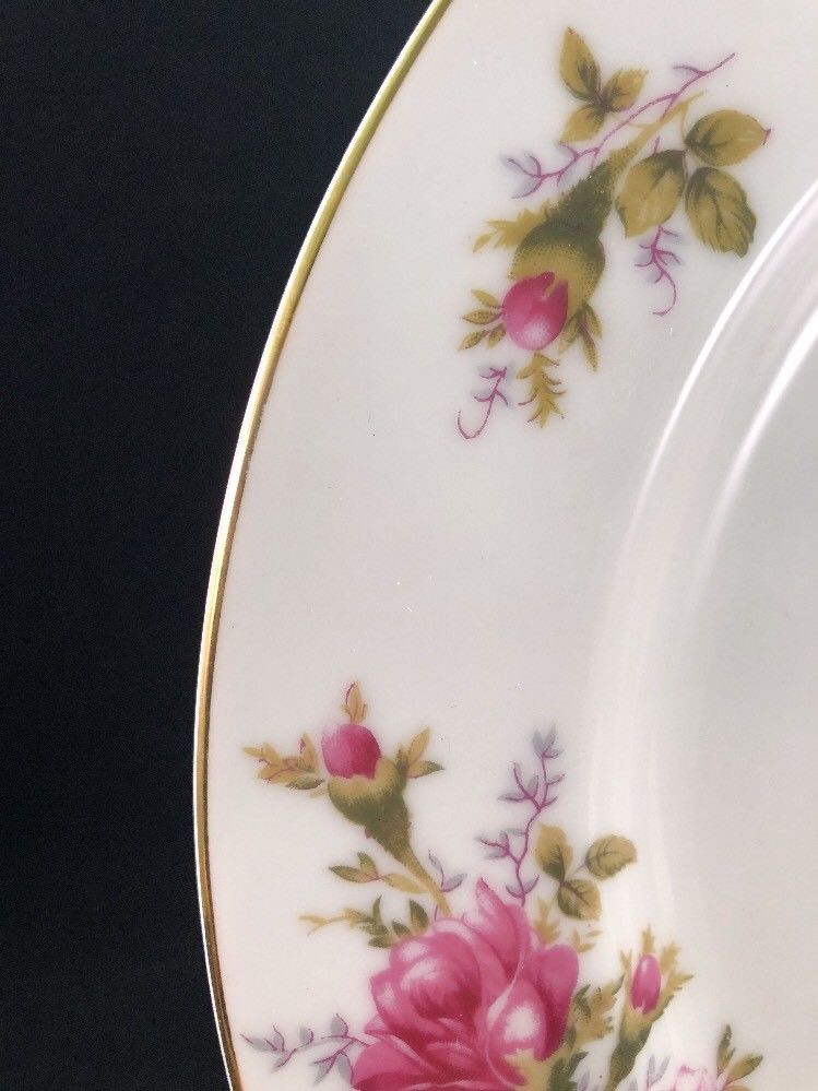 5 Piece Place Setting Floral Park China Moss Rose Pattern Japan 12 ...