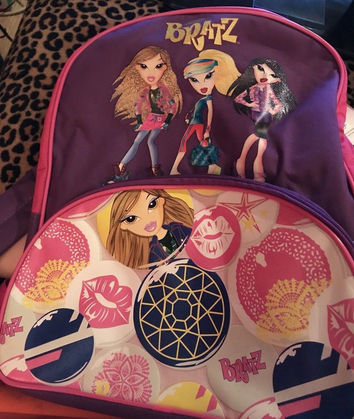 Bratz Purple Backpack Yasmin Cloe and Jade - Boys' Accessories