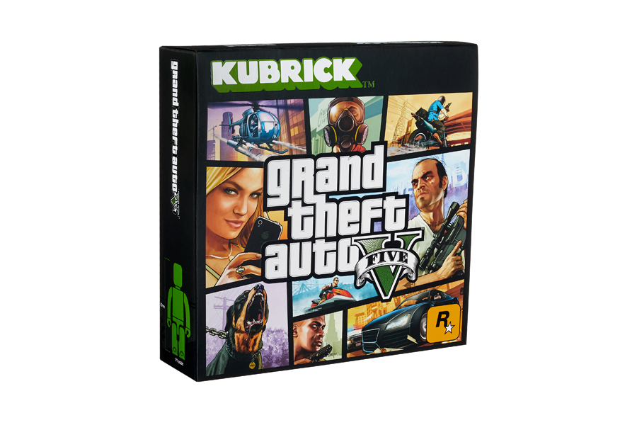 grand theft auto v kubrick action figure set