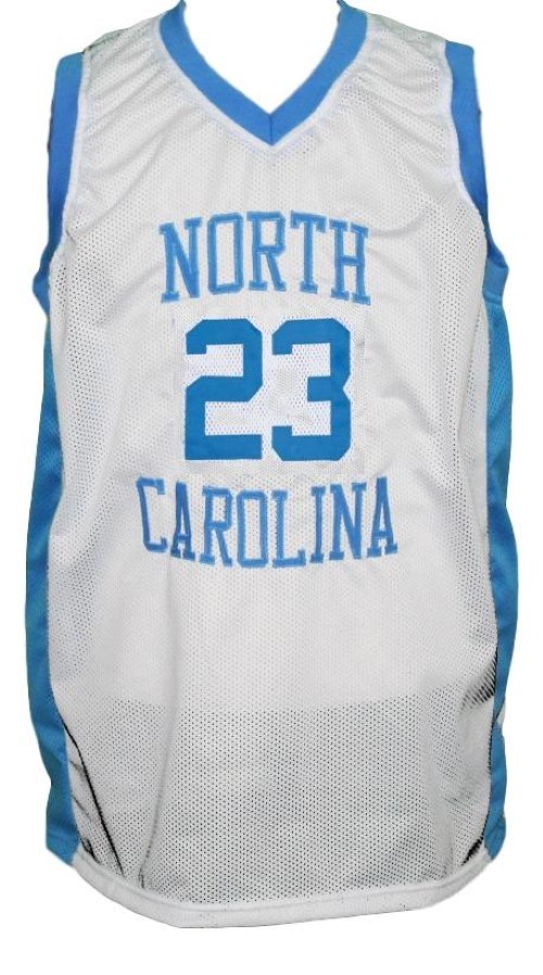 Michael Jordan #23 College Basketball Jersey Sewn White Any Size