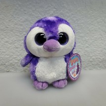 Wild Republic Sassy Scents Grape Penguin Stuffed Plush Animal 6" Glitter Eyes - $12.07