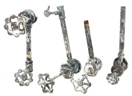 LOT Antique WATER FAUCET KNOBS PIPES VALVES HANDLE STEAMPUNK INDUSTRIAL ART - $44.99