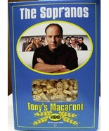 THE SOPRANOS TONY&#39;s MACARONI: 16oz BOX of HBO LOGO SHAPED MACARONI PASTA... - $125.00