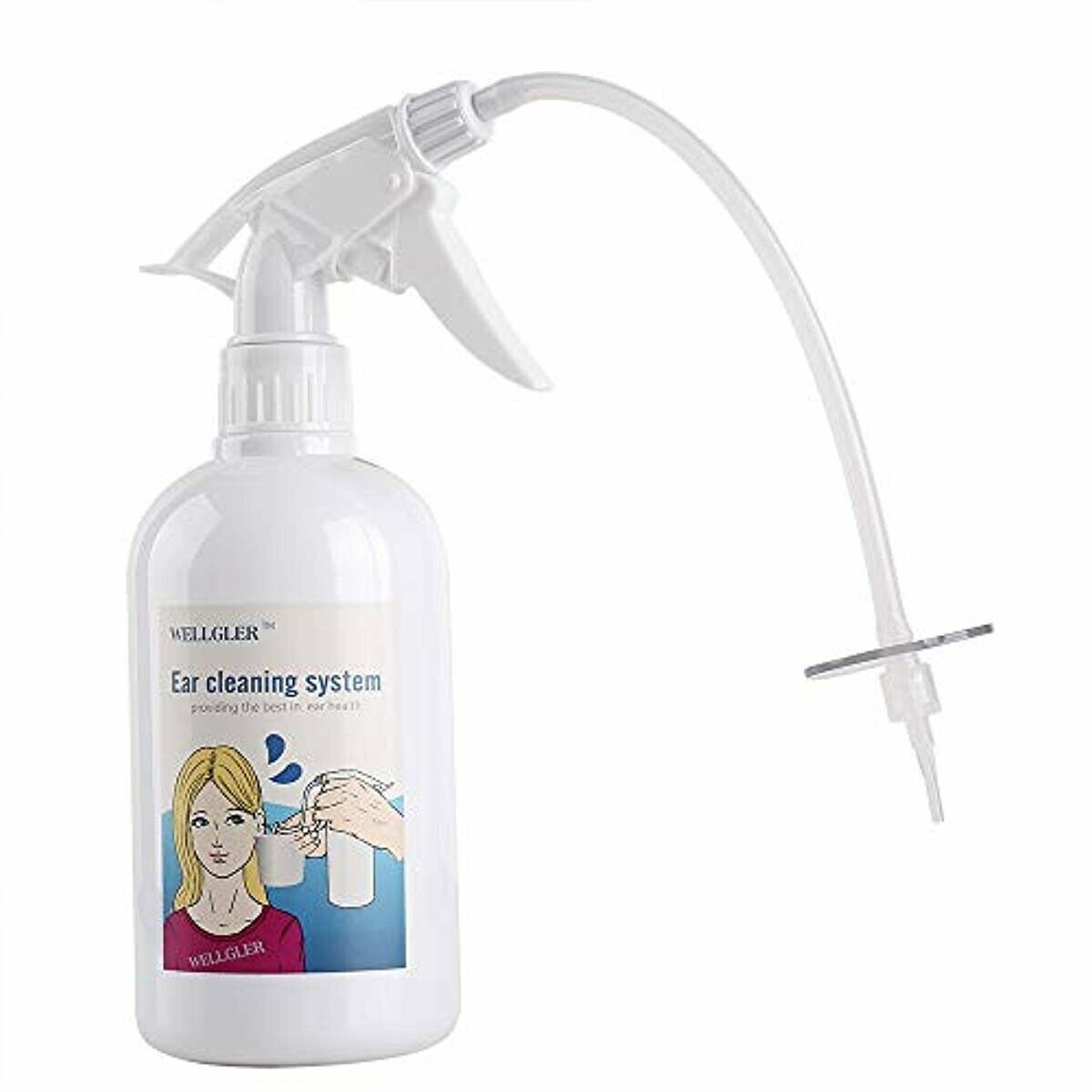 Ear Wax Removal Kit Ear Washer Spray Bottle Ear Basin 20 Disposable