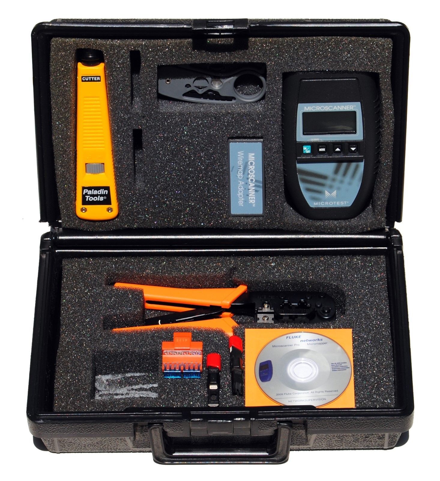 Microtest Microscanner Pro Cable Tester w\ Wiremap Adapter, Resource CD