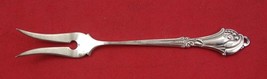 Pattern Unknown by Webster Sterling Silver Pickle 2-tine w/ wood lily 4 ... - $48.51