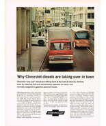 Vintage 1966 Magazine Ad Chevrolet Diesel Truck Keeping Operating Costs ... - $5.63