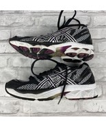 Asics Women’s Gel Nimbus 12 IGS Purple Black Silver Running Shoes Size 6 US - $49.77
