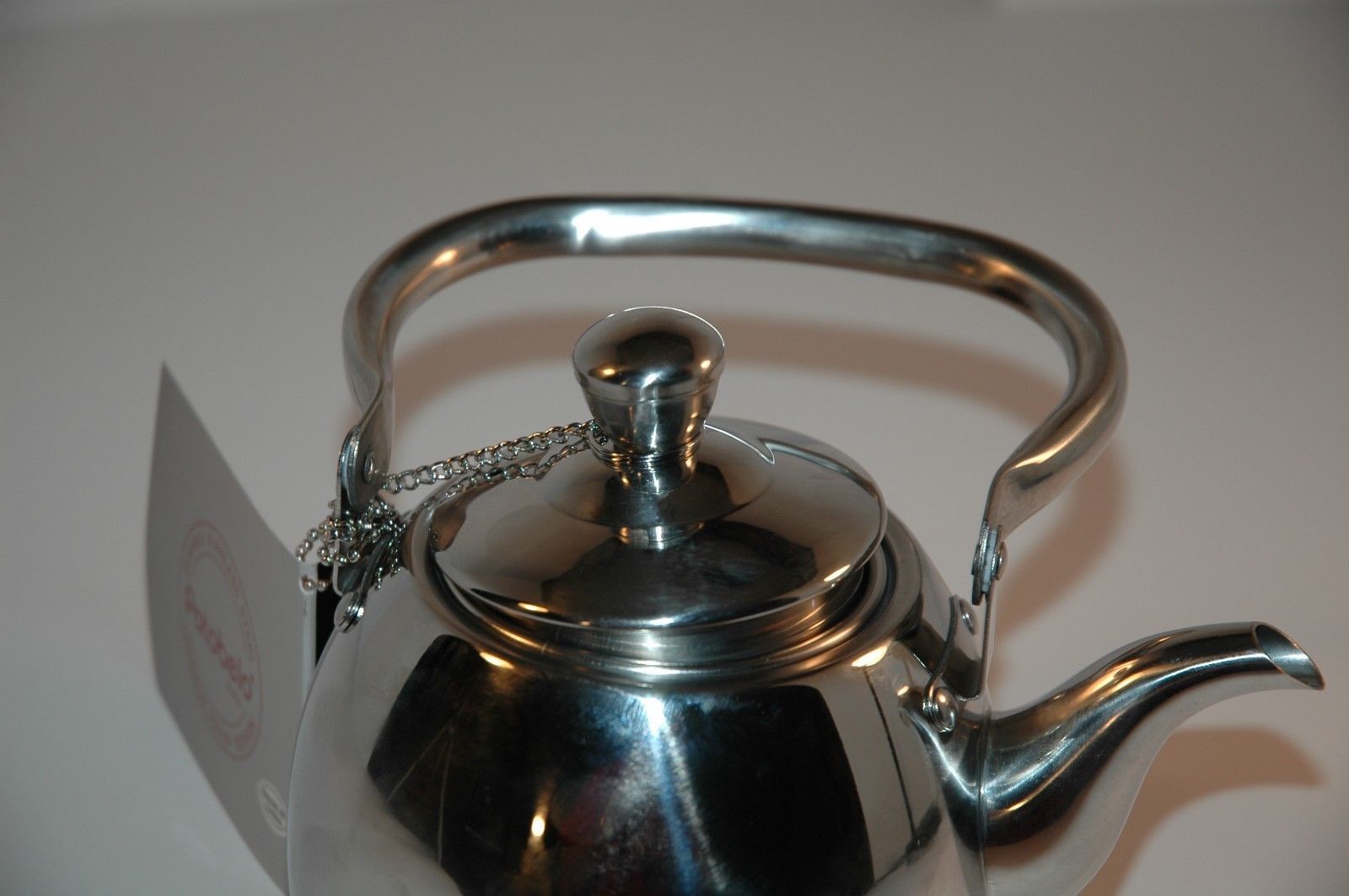 POTOBELO ITALIA MINI DURABLE STAINLESS STEEL TEA KETTLE + INFUSER NEW