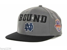 Notre Dame Fighting Irish adidas 2013 NCAA BCS Bowl Bound Gray Snapback Cap Hat - $13.29