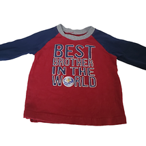 Caters Baby Boys Longsleeve Shirt 18 Months Glow In The Dark Best Brother - $4.49