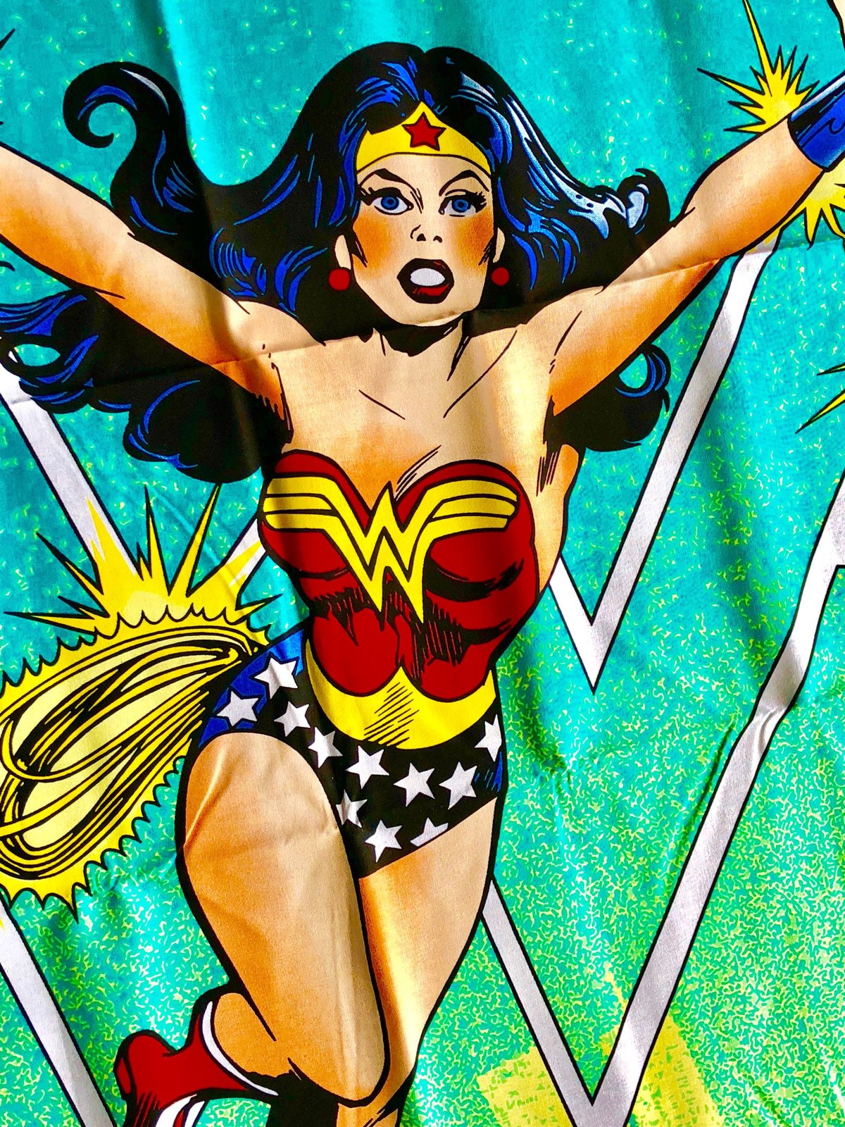 DC Comics Wonder Woman Comic Book Cover 1 Yard Panel - Fabric