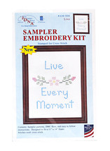 Sampler Embroidery Kit Live - $12.54