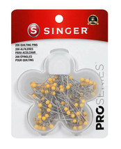 Singer ProSeries Ball Head Quilting Pins in a Flower Case 200ct - $7.16