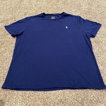 Polo Ralph Lauren T Shirt Men’s XL Navy Blue Crew Neck Short Sleeve EUC - $14.00