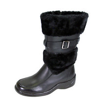 PEERAGE Tina Women Wide Width Wide Calf Winter Leather Boot with Fleece ... - $129.95