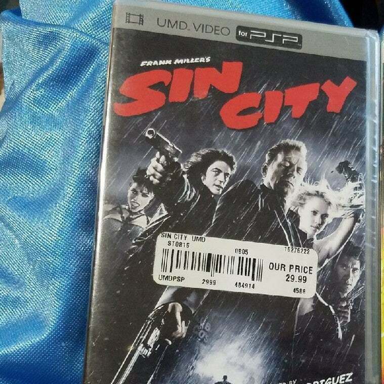 Sin City (UMDMovie, 2005) SONY PSP movie video SinCity film