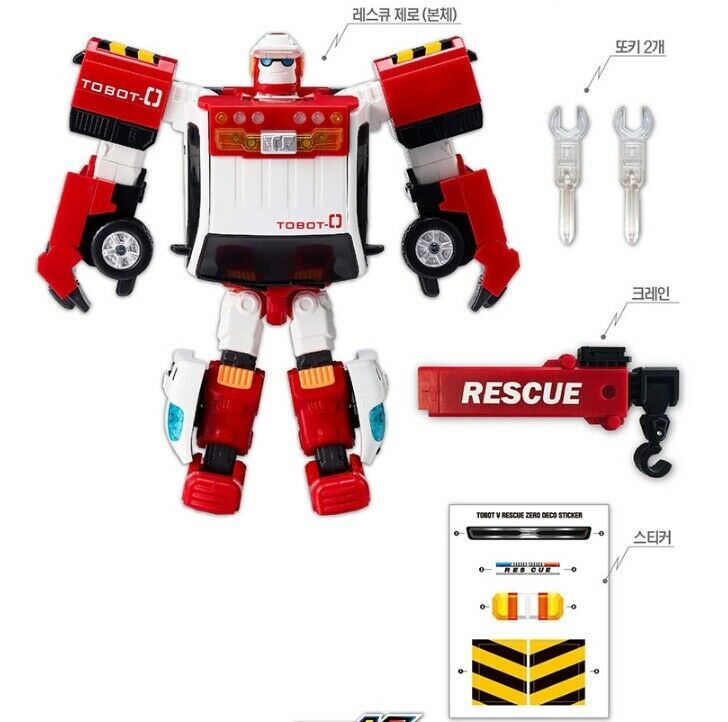 TOBOT V Rescue Zero Transformation Action Figure Robot Toy + Free