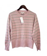 Splendid Collection Womens Sz S Pullover Sweater Tradewinds Striped Gray... - $55.39