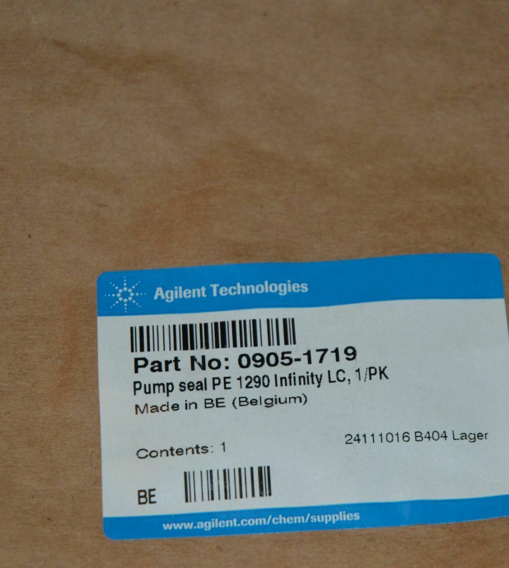 New in Box Agilent Pump Seal PE 1290 Infinity LC 0905-1719 - Everything ...