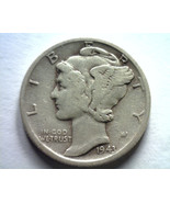 1943-S TRUMPET TAIL S MERCURY DIME VERY FINE VF NICE ORIGNIAL COIN BOBS COINS - $40.00
