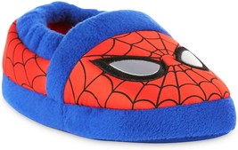 SPIDER-MAN Marvel Comics Plush Slippers Toddler's 7-8, 9-10 Or Boys 11-12 Nwt - $14.99