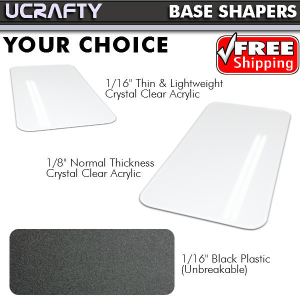 Base Shaper Clear Acrylic or black for Hermes Bags Toolbox 20, Tool Box, Tote Ha