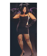 BAT WOMAN Costume Set with Bat Wings and Winged Headpiece 7218 Size 1X - $47.99