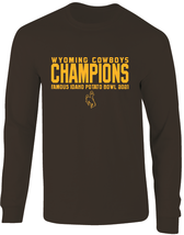 Wyoming Cowboys 2021 Famous Idaho Potato Bowl Champions Long Sleeve T-Shirt - $24.99+