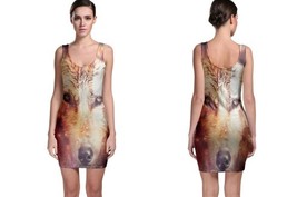 New coolest wolf in space artistic bodycon dress thumb200