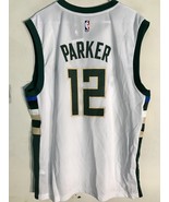 Adidas NBA Jersey Milwaukee Bucks Jabari Parker White sz S - $24.74