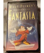 Walt Disney Masterpiece Fantasia Clam Shell VHS Tape Vintage 1132 1991 - $344.99
