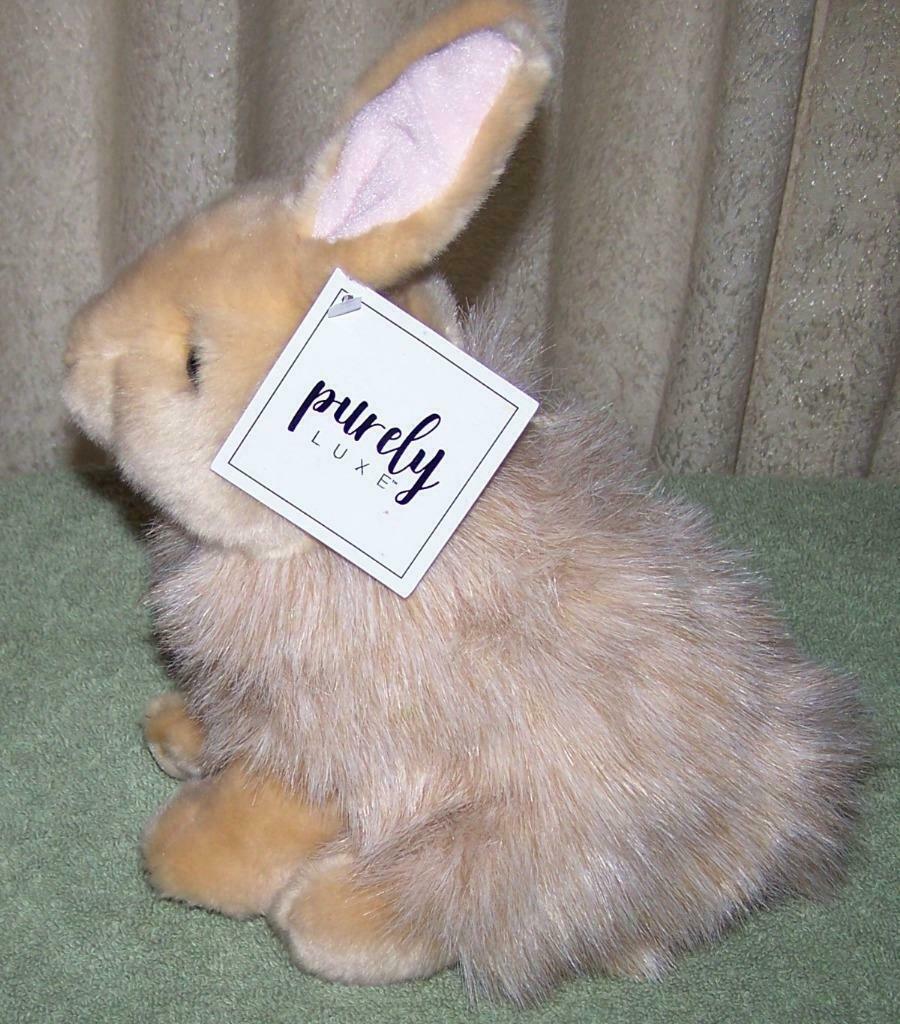purely luxe plush rabbit