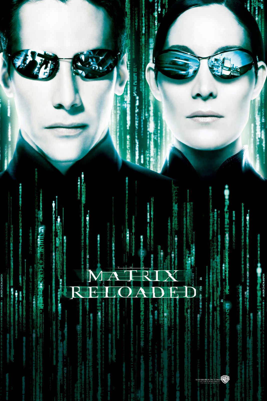 The Matrix Reloaded Movie Poster Lana Wachowski Lilly Wachowski Art Film Print